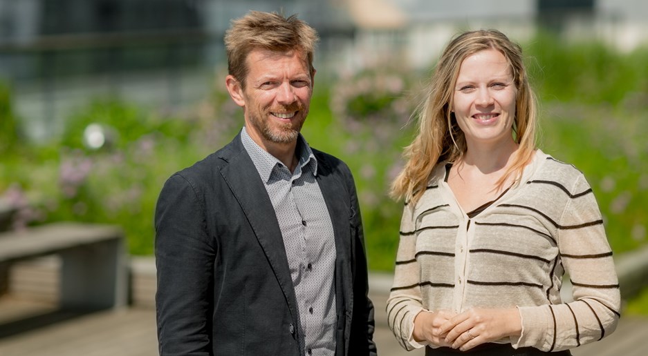 Svein Thalberg og Heidi Finskas i KLP