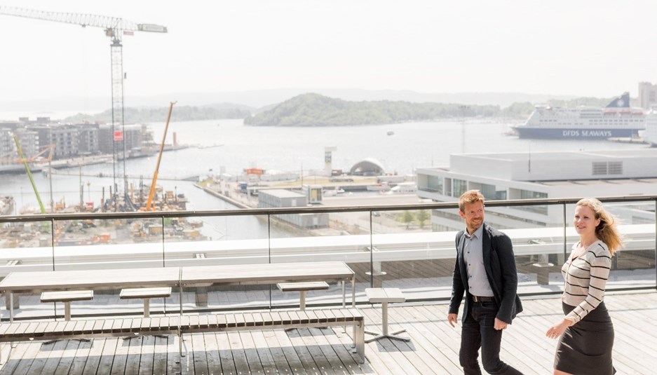 utsikt fra taket