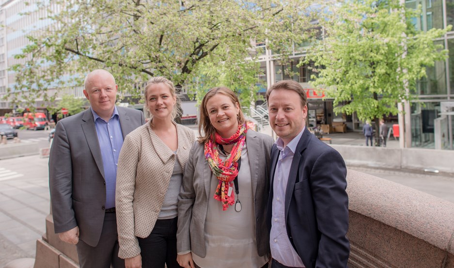 Anders Mamen, Cesilie Bollingmo, Ida Bergan med salgs- og analysedirektør i VG, Morten WickstrømAnders Mamen, Cesilie Bollingmo, Ida Bergan med salgs- og analysedirektør i VG, Morten WickstrømAnders Mamen, Cesilie Bollingmo, Ida Bergan med salgs- og analysedirektør i VG, Morten Wickstrøm